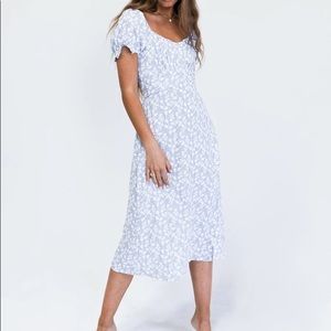 Princess Polly, Blue midi dress, Size 2